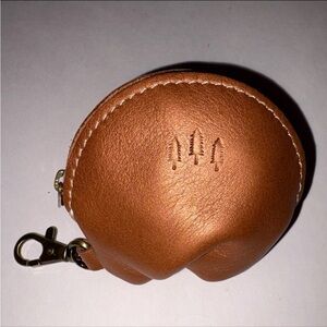 NEW Fortune Cookie Coin Purse Keychain by Portland Leather Goods